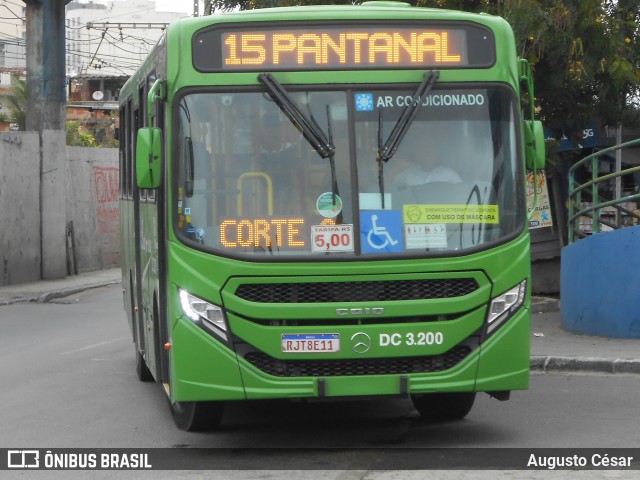 Transportes Santo Antônio DC 3.200 na cidade de Duque de Caxias, Rio de Janeiro, Brasil, por Augusto César. Número da foto: #12764679.