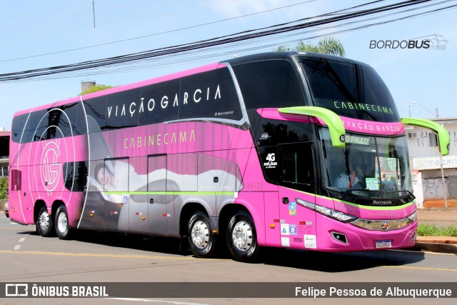 Viação Garcia 86125 na cidade de Londrina, Paraná, Brasil, por Felipe Pessoa de Albuquerque. Número da foto: #12765888.