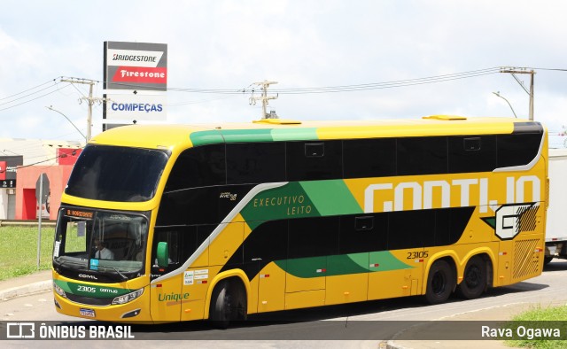 Empresa Gontijo de Transportes 23105 na cidade de Vitória da Conquista, Bahia, Brasil, por Rava Ogawa. Número da foto: #12765048.