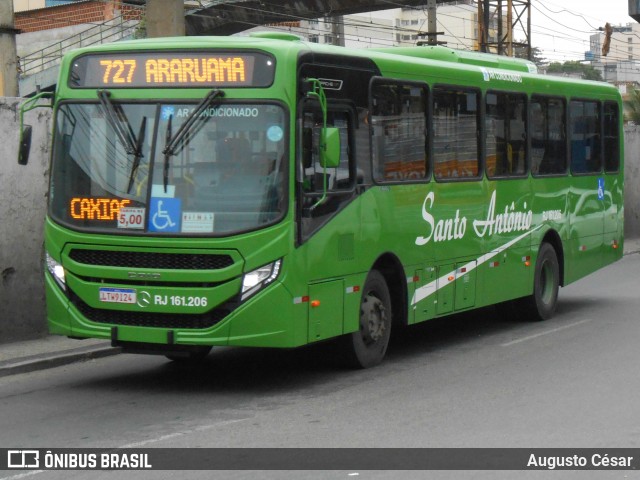 Transportes Santo Antônio RJ 161.206 na cidade de Duque de Caxias, Rio de Janeiro, Brasil, por Augusto César. Número da foto: #12764768.
