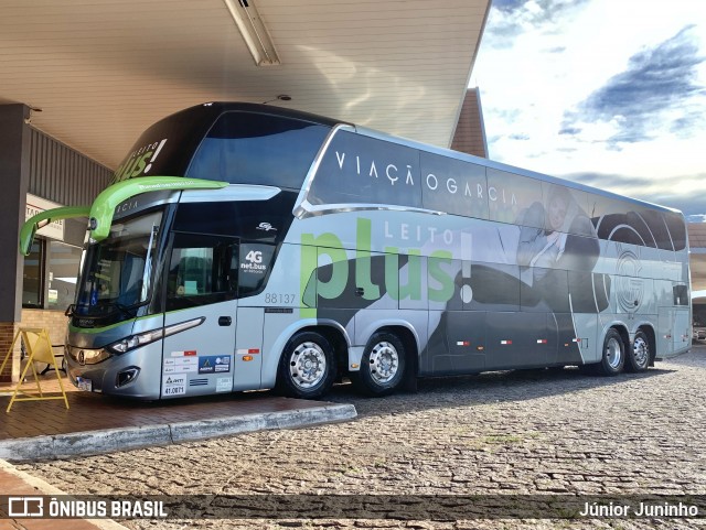 Viação Garcia 88137 na cidade de Santa Cruz do Rio Pardo, São Paulo, Brasil, por Júnior Juninho. Número da foto: #12766094.