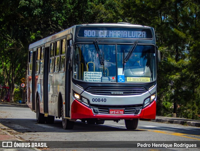 Auto Viação Urubupungá 00840 na cidade de Cajamar, São Paulo, Brasil, por Pedro Henrique Rodrigues . Número da foto: #12764328.