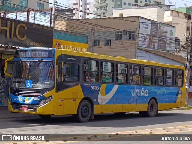 Viação União 3535 na cidade de Viçosa, Minas Gerais, Brasil, por Antonio Silva. Número da foto: #12764139.