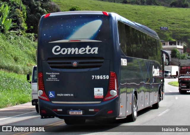 Viação Cometa 719650 na cidade de Santos Dumont, Minas Gerais, Brasil, por Isaias Ralen. Número da foto: #12766076.