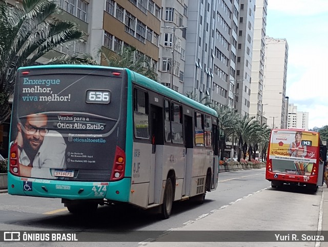 VSFL - Viação São Francisco 474 na cidade de Juiz de Fora, Minas Gerais, Brasil, por Yuri R. Souza. Número da foto: #12765082.
