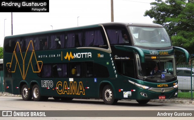 Viação Motta 19002 na cidade de São Paulo, São Paulo, Brasil, por Andrey Gustavo. Número da foto: #12764553.