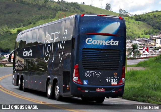 Viação Cometa 17314 na cidade de Santos Dumont, Minas Gerais, Brasil, por Isaias Ralen. Número da foto: #12766029.