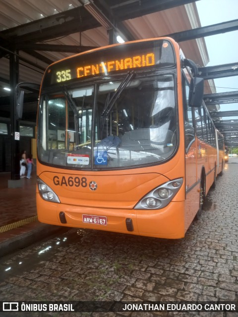 Viação Cidade Sorriso >> Viação Sorriso de Curitiba GA698 na cidade de Curitiba, Paraná, Brasil, por JONATHAN EDUARDO CANTOR. Número da foto: #12764450.