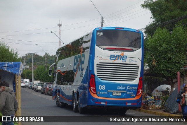 Pullman Eme Bus 08 na cidade de Yumbel, Biobío, Bío-Bío, Chile, por Sebastián Ignacio Alvarado Herrera. Número da foto: #12765736.