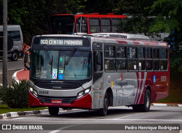 Auto Viação Urubupungá 00858 na cidade de Santana de Parnaíba, São Paulo, Brasil, por Pedro Henrique Rodrigues . Número da foto: #12764405.
