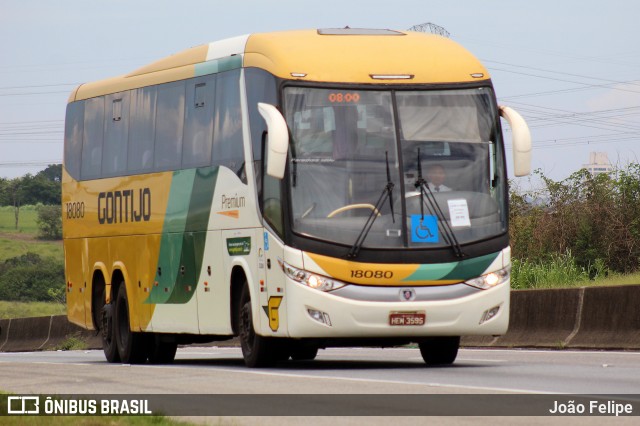 Empresa Gontijo de Transportes 18080 na cidade de Lorena, São Paulo, Brasil, por João Felipe. Número da foto: #12764970.