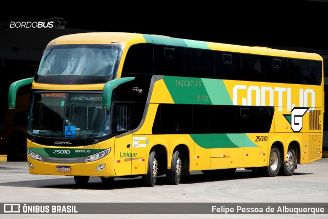 Empresa Gontijo de Transportes 25010 na cidade de Goiânia, Goiás, Brasil, por Felipe Pessoa de Albuquerque. Número da foto: #12765063.