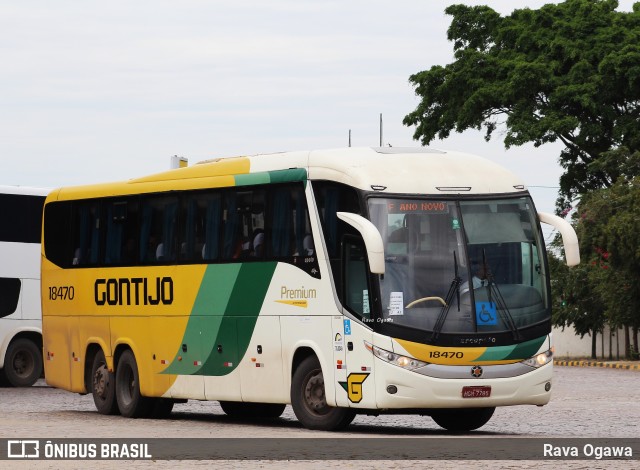 Empresa Gontijo de Transportes 18470 na cidade de Vitória da Conquista, Bahia, Brasil, por Rava Ogawa. Número da foto: #12765869.