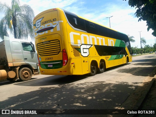Empresa Gontijo de Transportes 23180 na cidade de Ipatinga, Minas Gerais, Brasil, por Celso ROTA381. Número da foto: #12764422.