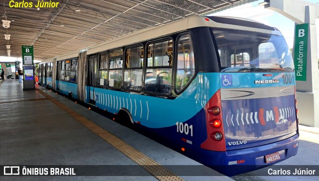 Metrobus 1001 na cidade de Goiânia, Goiás, Brasil, por Carlos Júnior. Número da foto: #12764828.