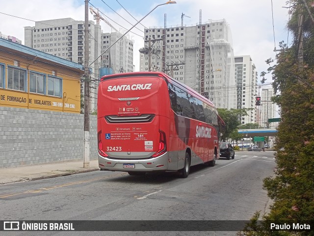 Viação Santa Cruz 32423 na cidade de Santo André, São Paulo, Brasil, por Paulo Mota. Número da foto: #12764310.