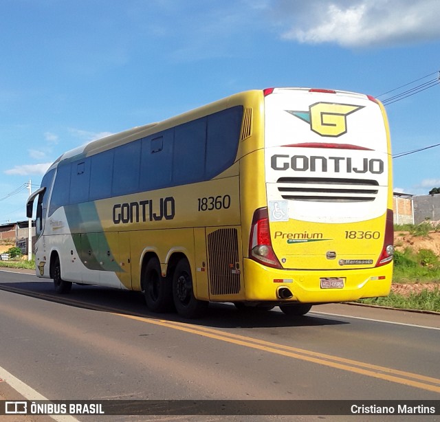 Empresa Gontijo de Transportes 18360 na cidade de Montes Claros, Minas Gerais, Brasil, por Cristiano Martins. Número da foto: #12764210.