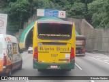 Viação Rápido Brasil 1007 na cidade de Cubatão, São Paulo, Brasil, por Rômulo Santos. Número da foto: #:id.