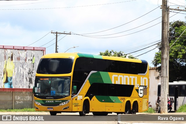 Empresa Gontijo de Transportes 23005 na cidade de Vitória da Conquista, Bahia, Brasil, por Rava Ogawa. Número da foto: #12767437.