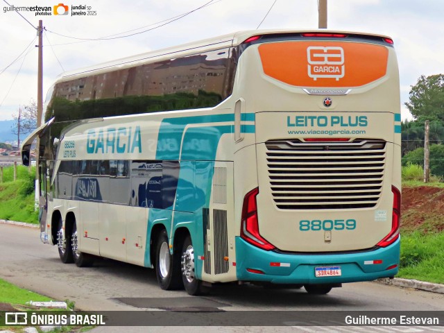 Viação Garcia 88059 na cidade de Jundiaí, São Paulo, Brasil, por Guilherme Estevan. Número da foto: #12768505.