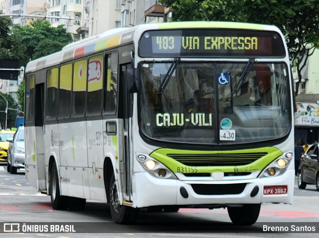 Viação VG B31155 na cidade de Rio de Janeiro, Rio de Janeiro, Brasil, por Brenno Santos. Número da foto: #12766422.