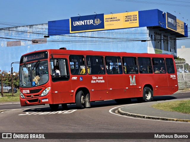 Auto Viação São José dos Pinhais 20216 na cidade de São José dos Pinhais, Paraná, Brasil, por Matheus Bueno. Número da foto: #12768054.
