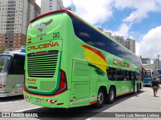 Autobuses Cruceña 2022 na cidade de Barueri, São Paulo, Brasil, por Savio Luiz Neves Lisboa. Número da foto: #12767191.