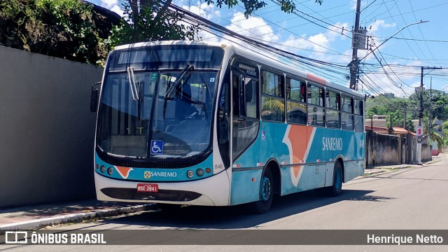 Viação Sanremo 840 na cidade de Vila Velha, Espírito Santo, Brasil, por Henrique Netto. Número da foto: #12766824.