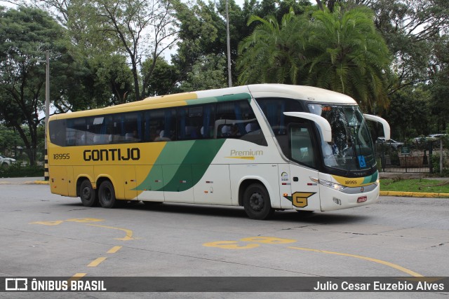 Empresa Gontijo de Transportes 18955 na cidade de São Paulo, São Paulo, Brasil, por Julio Cesar Euzebio Alves. Número da foto: #12768419.