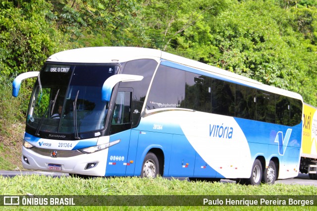 Vitória Transportes 201364 na cidade de Piraí, Rio de Janeiro, Brasil, por Paulo Henrique Pereira Borges. Número da foto: #12766195.