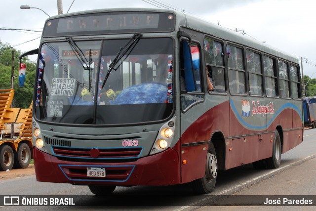 Empresa de Transporte La Caacupeña S.A. 063 na cidade de Caacupé, Cordillera, Paraguai, por José Paredes. Número da foto: #12767863.