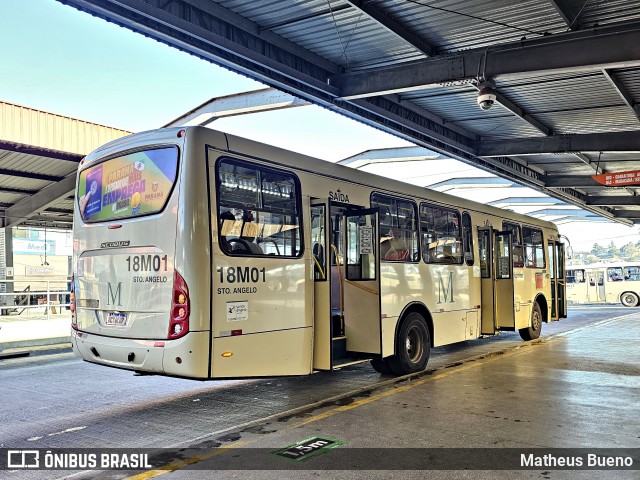 Viação Santo Ângelo 18M01 na cidade de Colombo, Paraná, Brasil, por Matheus Bueno. Número da foto: #12768057.