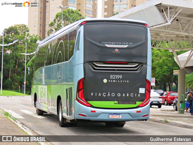 Viação Garcia 82199 na cidade de Jundiaí, São Paulo, Brasil, por Guilherme Estevan. Número da foto: #12767121.
