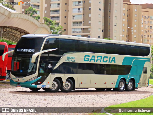 Viação Garcia 88059 na cidade de Jundiaí, São Paulo, Brasil, por Guilherme Estevan. Número da foto: #12768518.