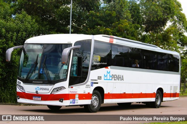 Empresa de Ônibus Nossa Senhora da Penha 6529 na cidade de Curitiba, Paraná, Brasil, por Paulo Henrique Pereira Borges. Número da foto: #12768132.