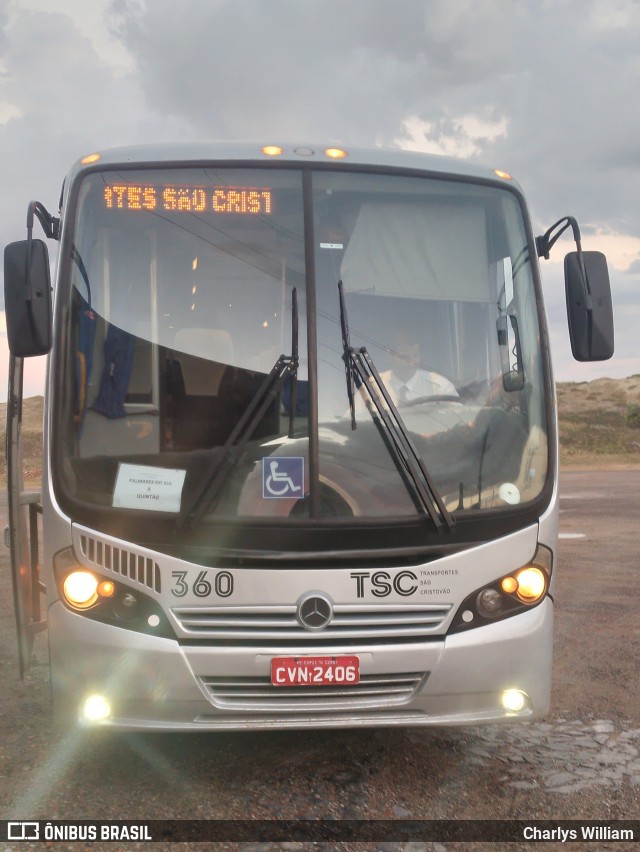 TSC - Transportes São Cristóvão 360 na cidade de Palmares do Sul, Rio Grande do Sul, Brasil, por Charlys William. Número da foto: #12767037.