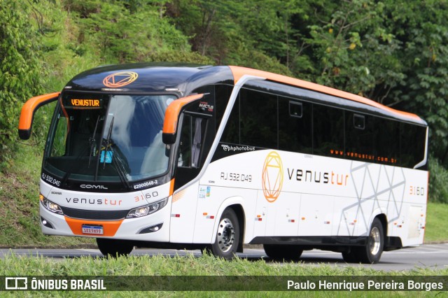 Venus Turística 3160 na cidade de Piraí, Rio de Janeiro, Brasil, por Paulo Henrique Pereira Borges. Número da foto: #12766202.