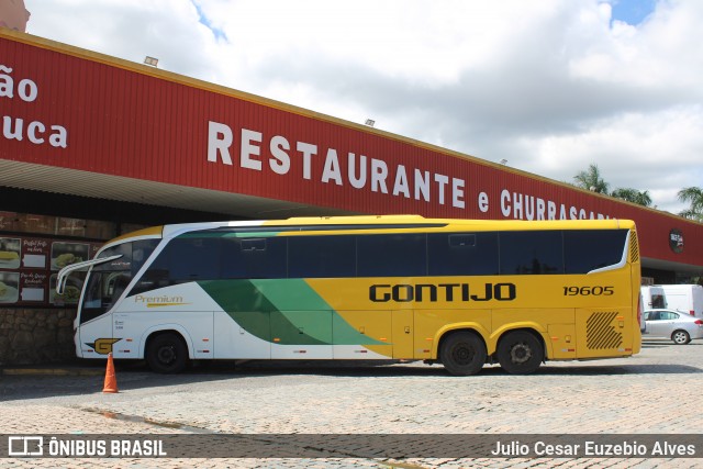 Empresa Gontijo de Transportes 19605 na cidade de Extrema, Minas Gerais, Brasil, por Julio Cesar Euzebio Alves. Número da foto: #12768462.