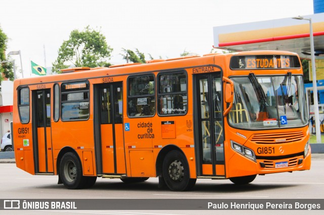 Viação Cidade Sorriso >> Viação Sorriso de Curitiba GI851 na cidade de Curitiba, Paraná, Brasil, por Paulo Henrique Pereira Borges. Número da foto: #12768194.
