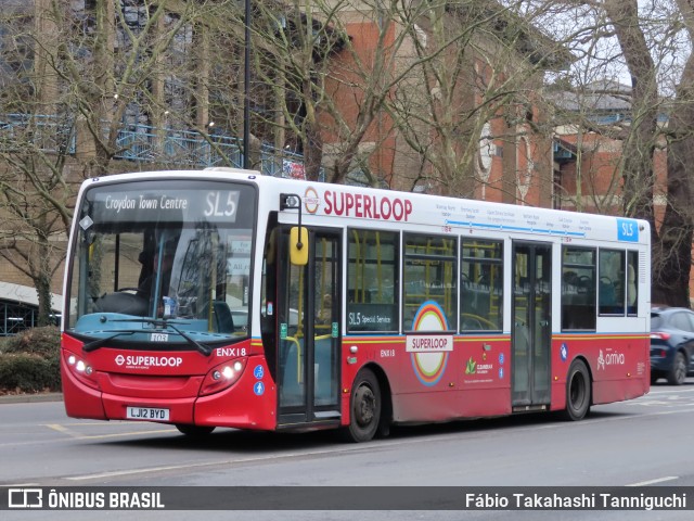 Arriva ENX18 na cidade de Bromley, Greater London, Inglaterra, por Fábio Takahashi Tanniguchi. Número da foto: #12767642.