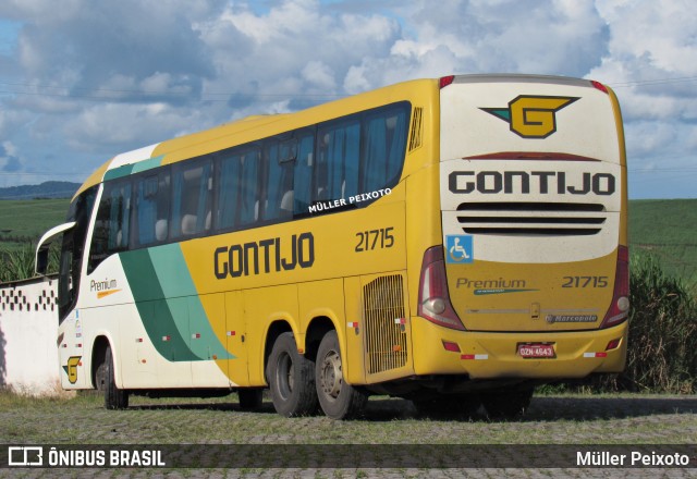 Empresa Gontijo de Transportes 21715 na cidade de Rio Largo, Alagoas, Brasil, por Müller Peixoto. Número da foto: #12768167.