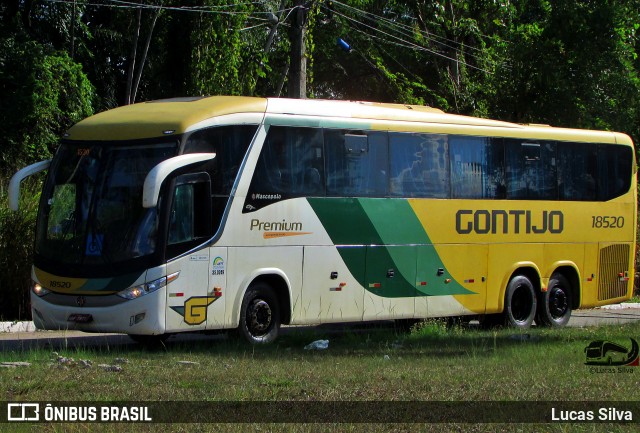Empresa Gontijo de Transportes 18520 na cidade de Recife, Pernambuco, Brasil, por Lucas Silva. Número da foto: #12767086.