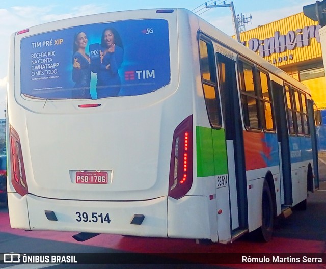 TCM - Transportes Coletivos Maranhense 39-514 na cidade de São Luís, Maranhão, Brasil, por Rômulo Martins Serra. Número da foto: #12766440.