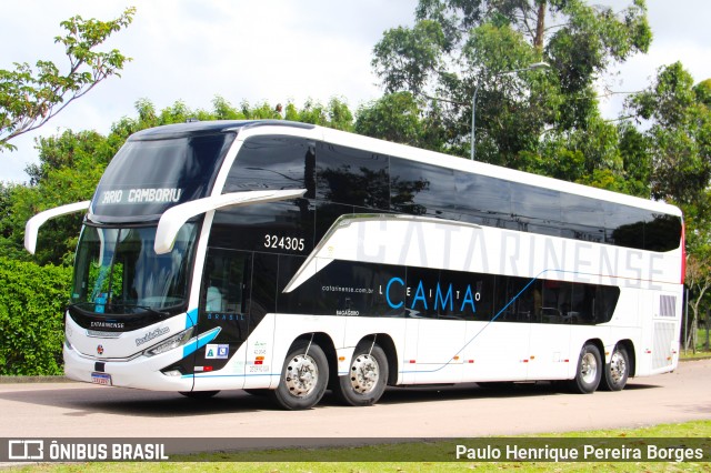 Auto Viação Catarinense 324305 na cidade de Curitiba, Paraná, Brasil, por Paulo Henrique Pereira Borges. Número da foto: #12768114.