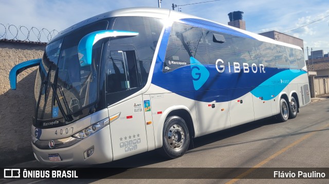 Gibbor Turismo e Fretamento 4007 na cidade de Conceição do Pará, Minas Gerais, Brasil, por Flávio Paulino. Número da foto: #12769441.