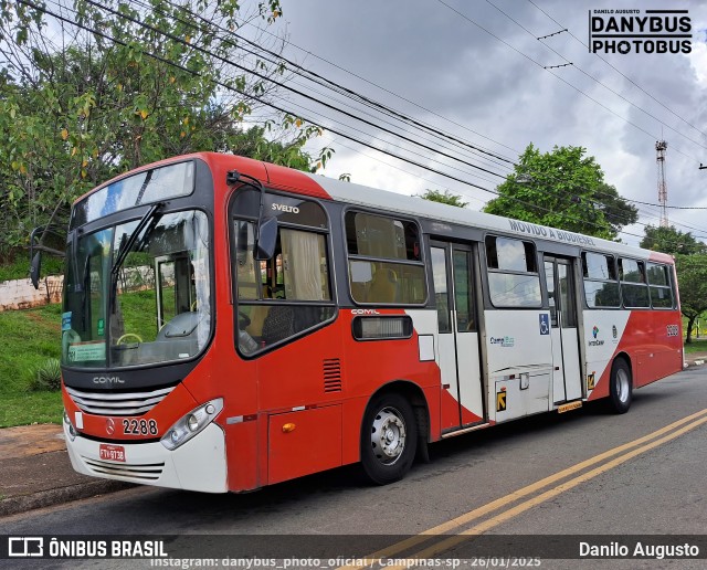Expresso CampiBus 2288 na cidade de Campinas, São Paulo, Brasil, por Danilo Augusto. Número da foto: #12770164.