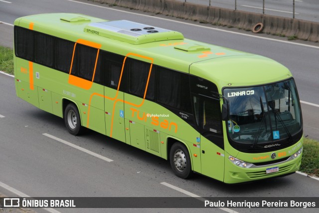 Tursan - Turismo Santo André 1093 na cidade de Resende, Rio de Janeiro, Brasil, por Paulo Henrique Pereira Borges. Número da foto: #12770841.
