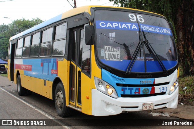 TTA S.A. - Línea 96 180 na cidade de Ypacaraí, Central, Paraguai, por José Paredes. Número da foto: #12770729.