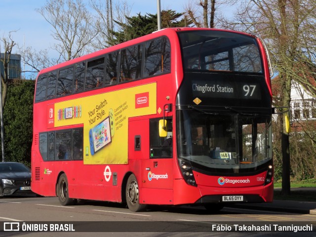 Stagecoach 13102 na cidade de London, Greater London, Inglaterra, por Fábio Takahashi Tanniguchi. Número da foto: #12770465.