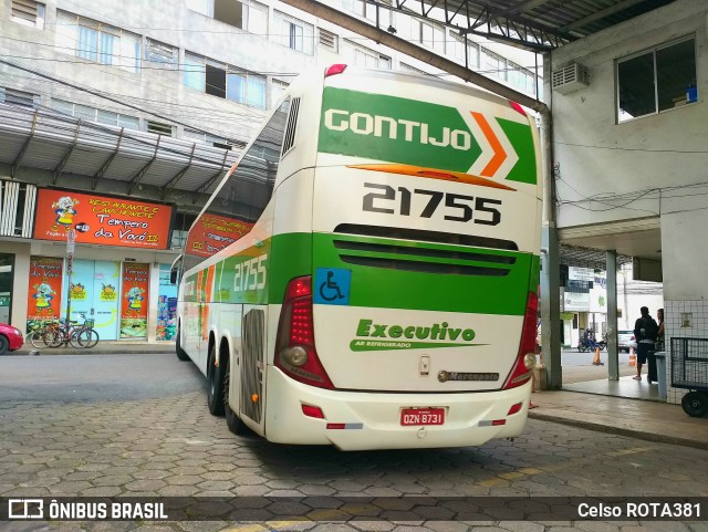 Empresa Gontijo de Transportes 21755 na cidade de Ipatinga, Minas Gerais, Brasil, por Celso ROTA381. Número da foto: #12769022.
